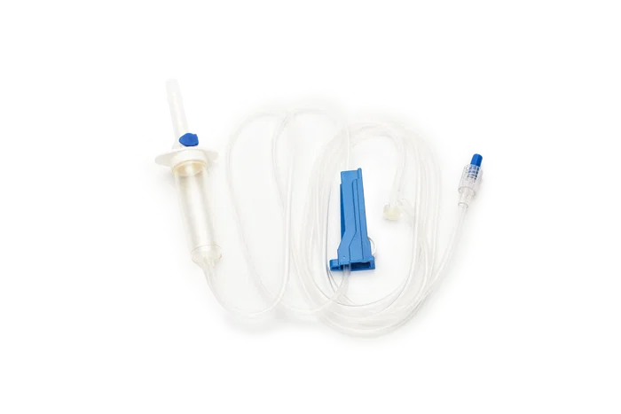 Covetrus Equipo Infusion Toma Y Filtro 200 cm Luer Lock 30 Unidades con Punto de Inyección y sin Filtro